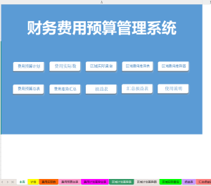 财务预算管理系统
